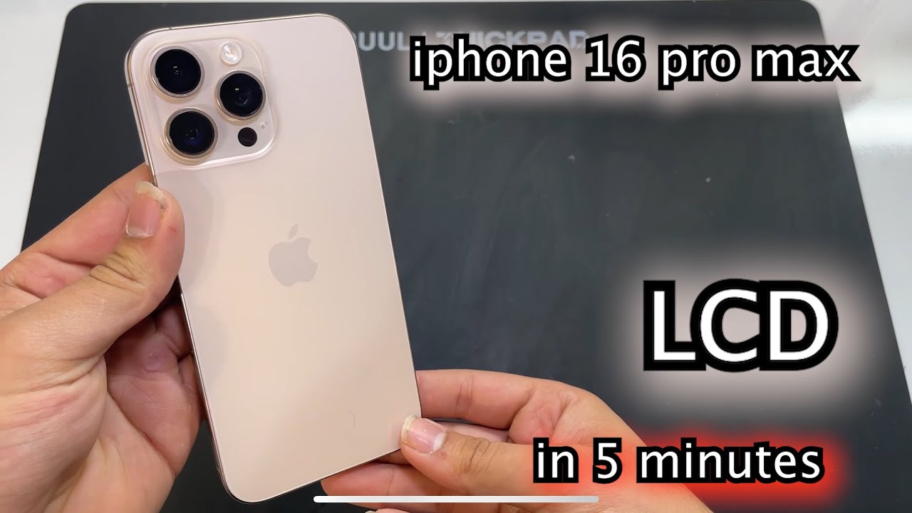 &laquo;iPhone 16 Pro Max LCD Replacement in 5 Minutes!&raquo;