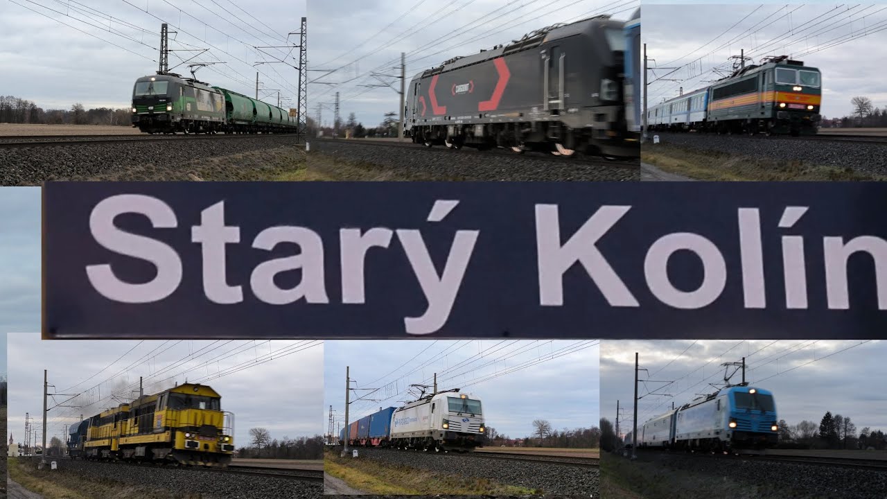 vlaky Starý Kolín + bonus a PkP Cargo hrášek, ... 15.12. 2024/ Trains Old Kolín And Baltic express
