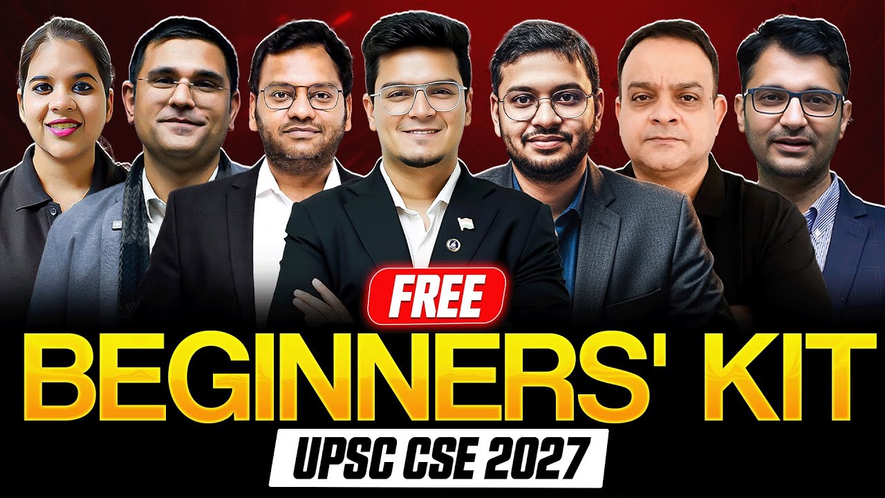 🔥 FREE LIVE Beginners’ Kit for UPSC 2027 | UPSC 2027 Preparation Strategy by Dr. Shivin Chaudhary