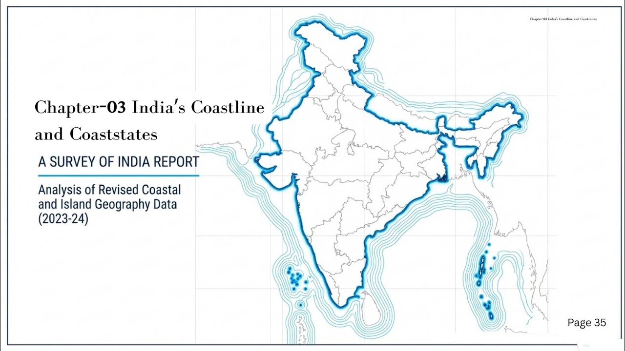 Ch 03 India's Coastline and Coaststates ||  Geography Through Visualising Maps