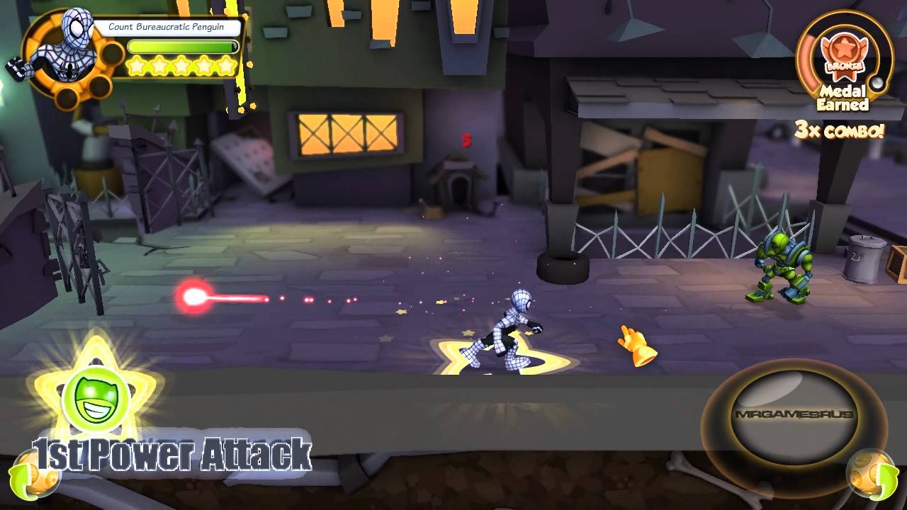 Marvel Super Hero Squad Online Armored Spider-Man Gameplay- HD
