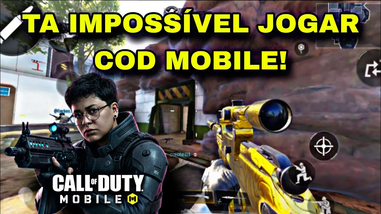 IMPOSSÍVEL JOGAR ASSIM! CALL OF DUTY MOBILE GAMEPLAY 