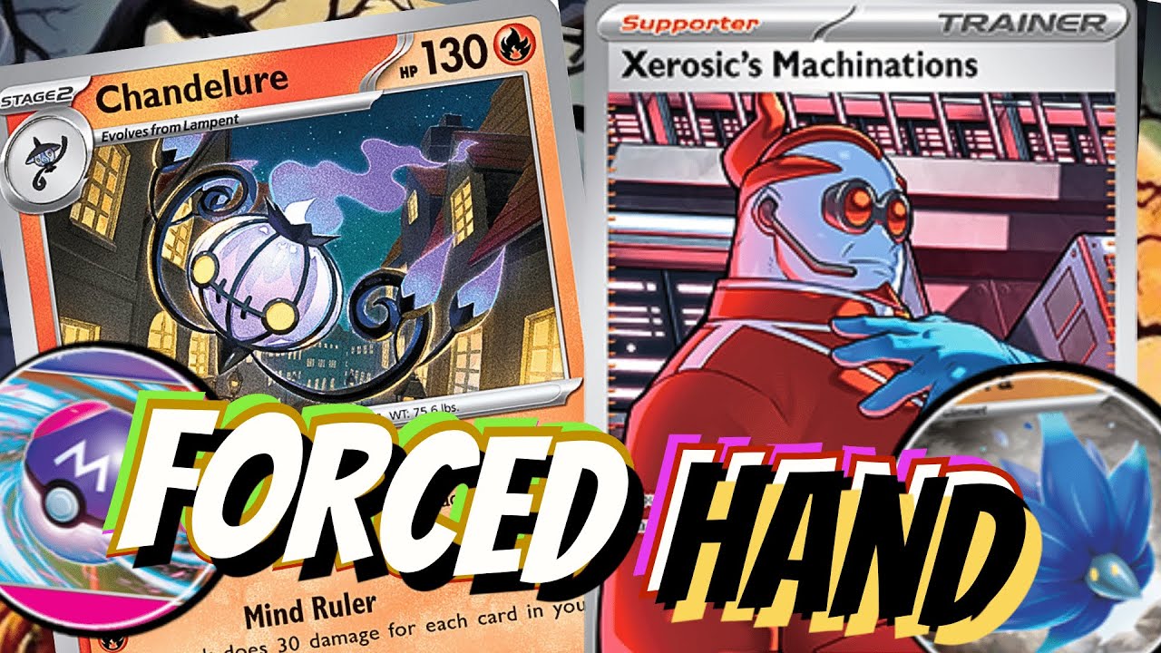 Chandelure & Xerosic's Machinations Rips a Bigger Hand! ⚜️👻 W/ Glimmora Prize Stall & TM Devolution