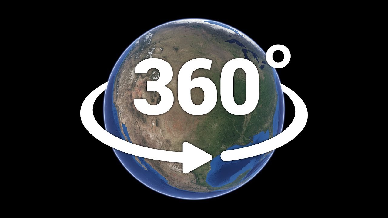 Earth horizon curve simulation (With atmosphere, 360° virtual reality)