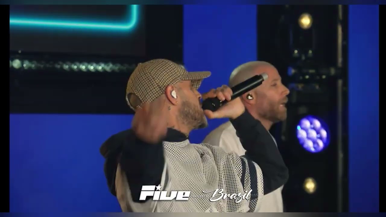 O grupo Five traz a nostalgia ao palco do Barclaycard OutOf The Blue. 