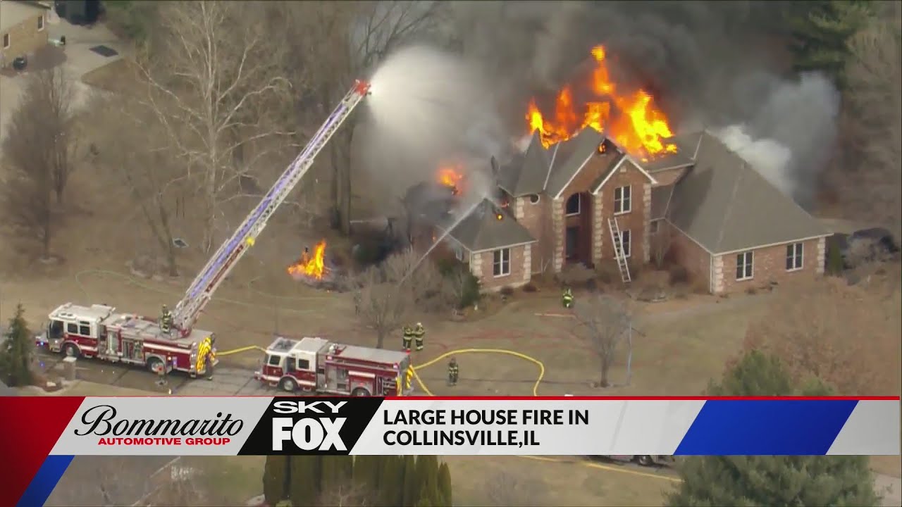 Collinsville, Illinois home completely destroyed by fire this morning