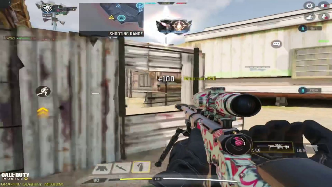 sniping faster than the game can process