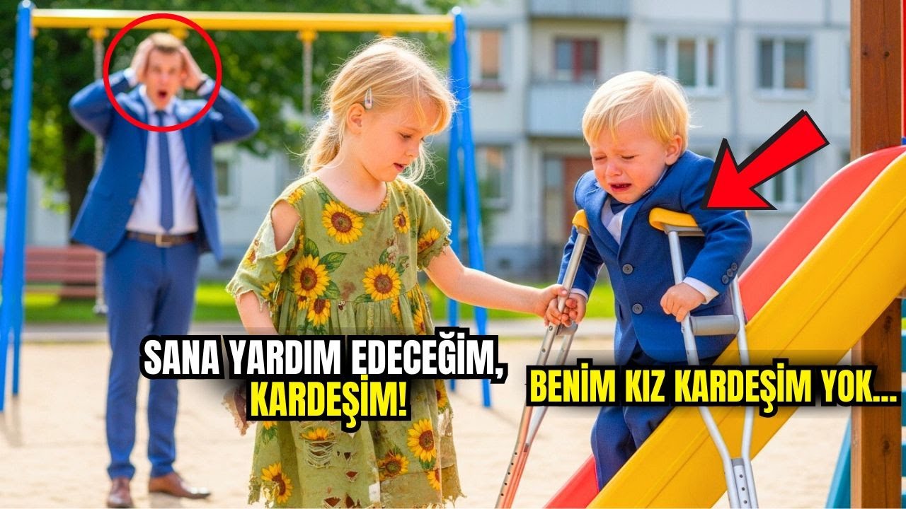 Hiç kimse milyonerin felçli oğluyla oynamıyordu – ta ki yoksul bir kız söyleyene kadar...