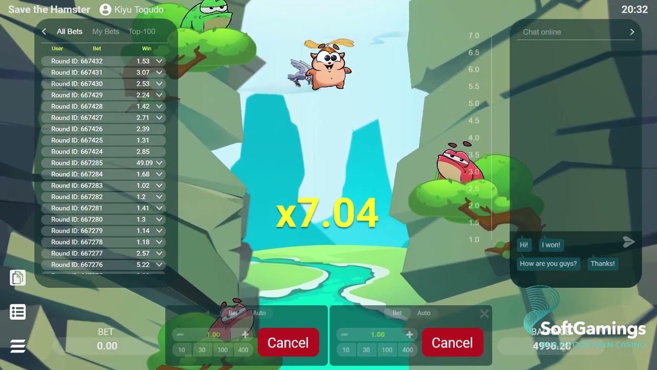 Evoplay - Save the Hamster - Gameplay Demo
