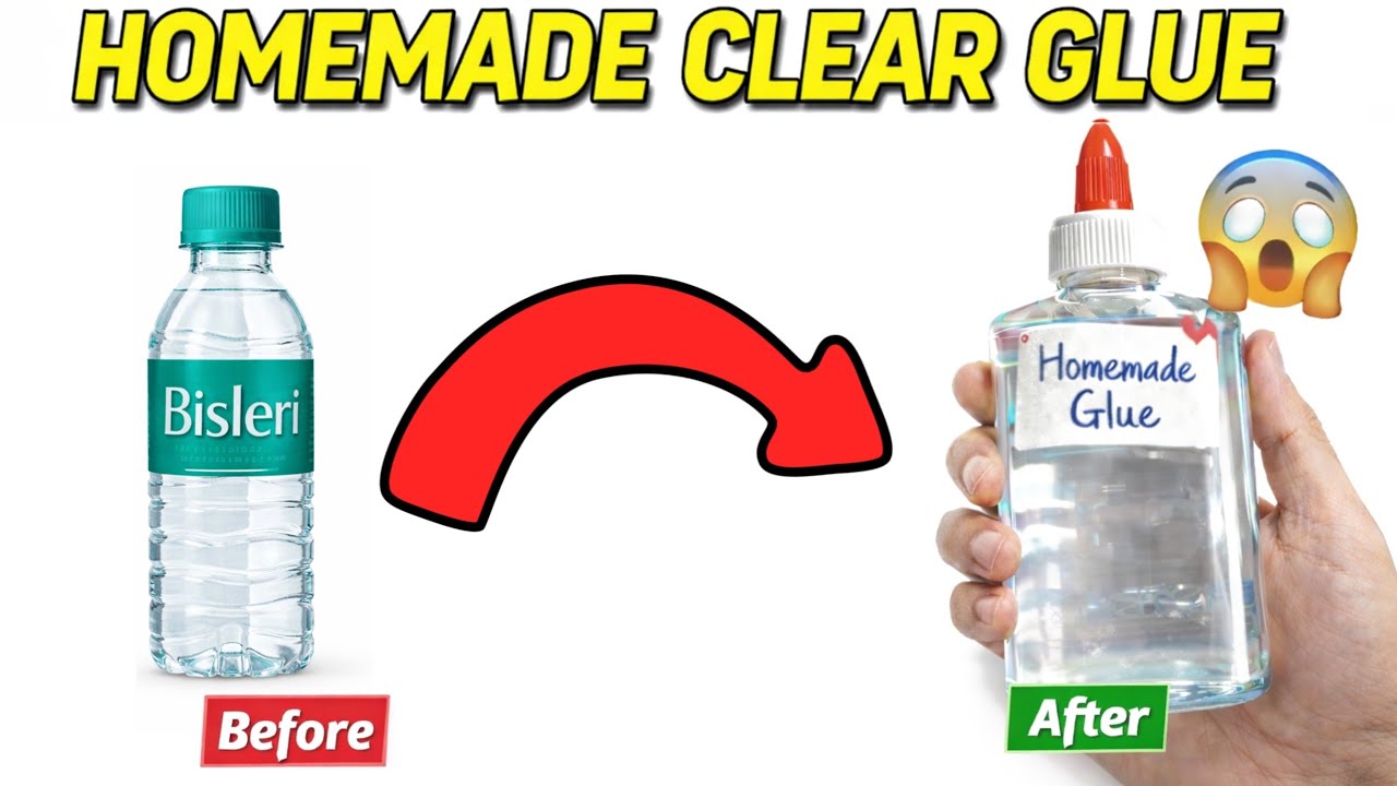 how to make clear glue | how to make clear glue for slime |