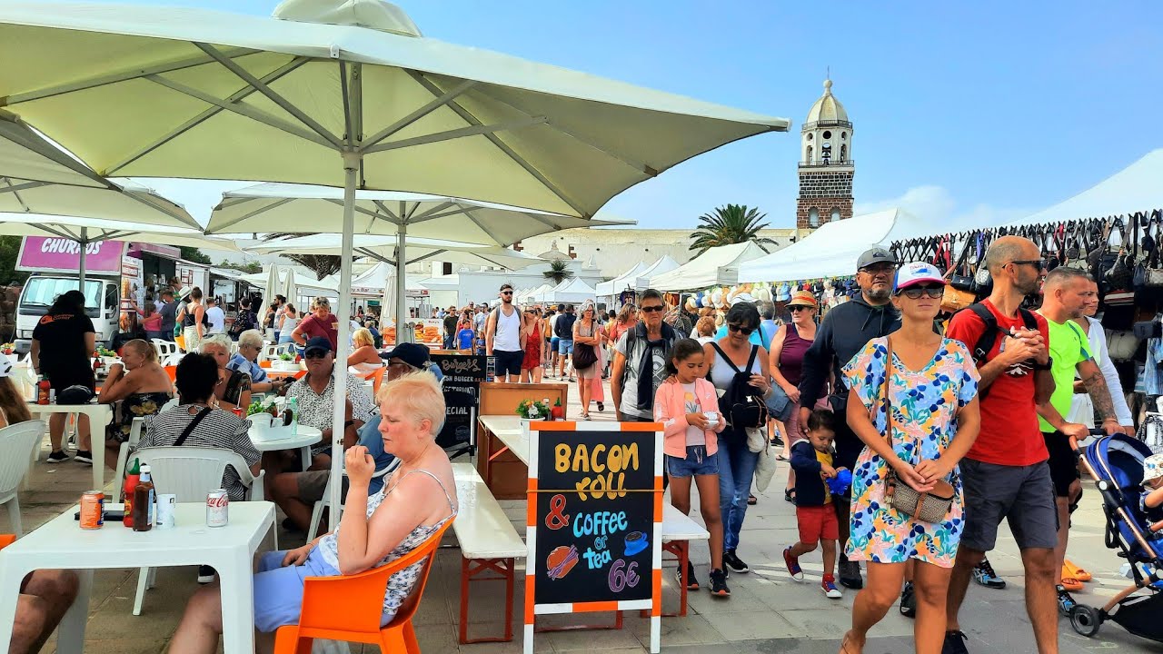 TEGUISE MARKET LANZAROTE - Tourist Famous Destination every Sunday (PART 1)