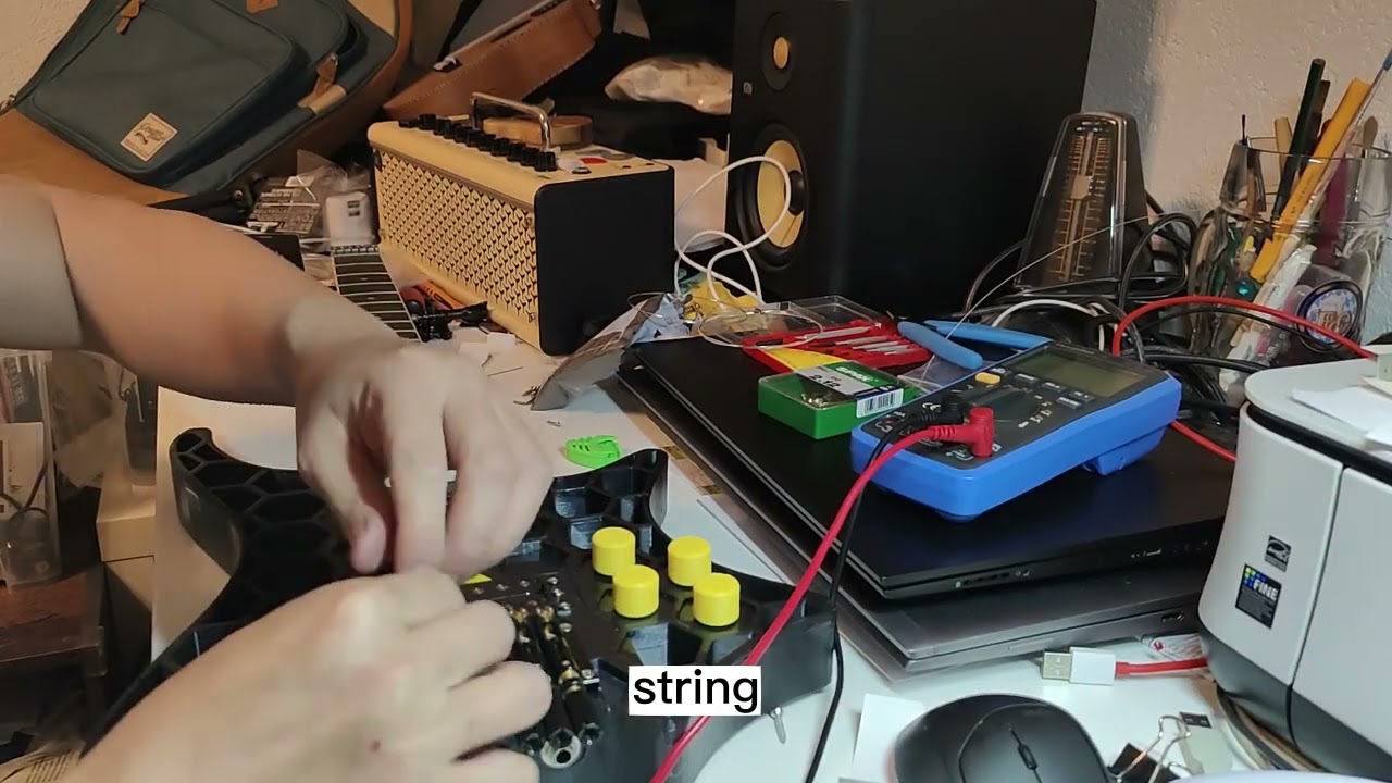 3D printed headless E-Guitar