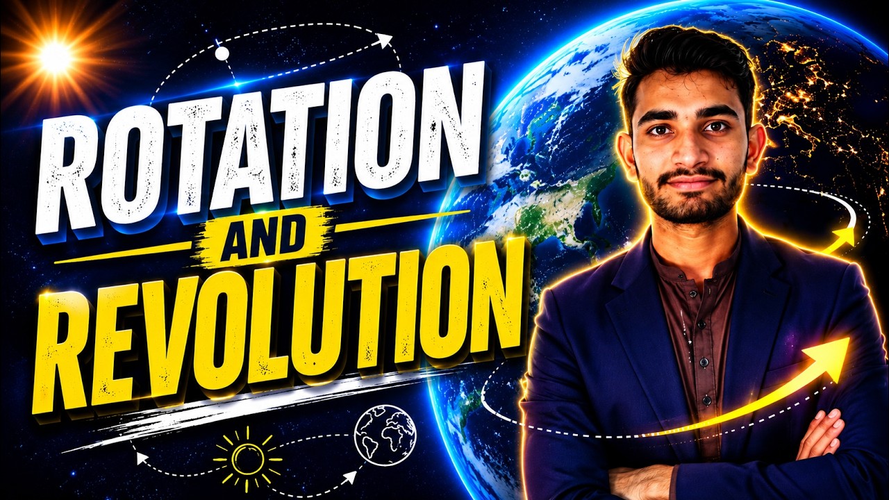 How Earth Rotates and Revolves | Day & Night + Seasons (Sindhi Lecture)