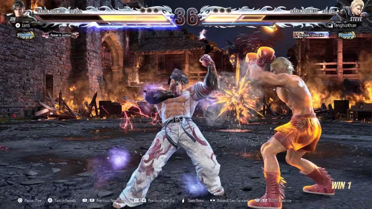 TEKKEN 8 Jin vs Steve Fox