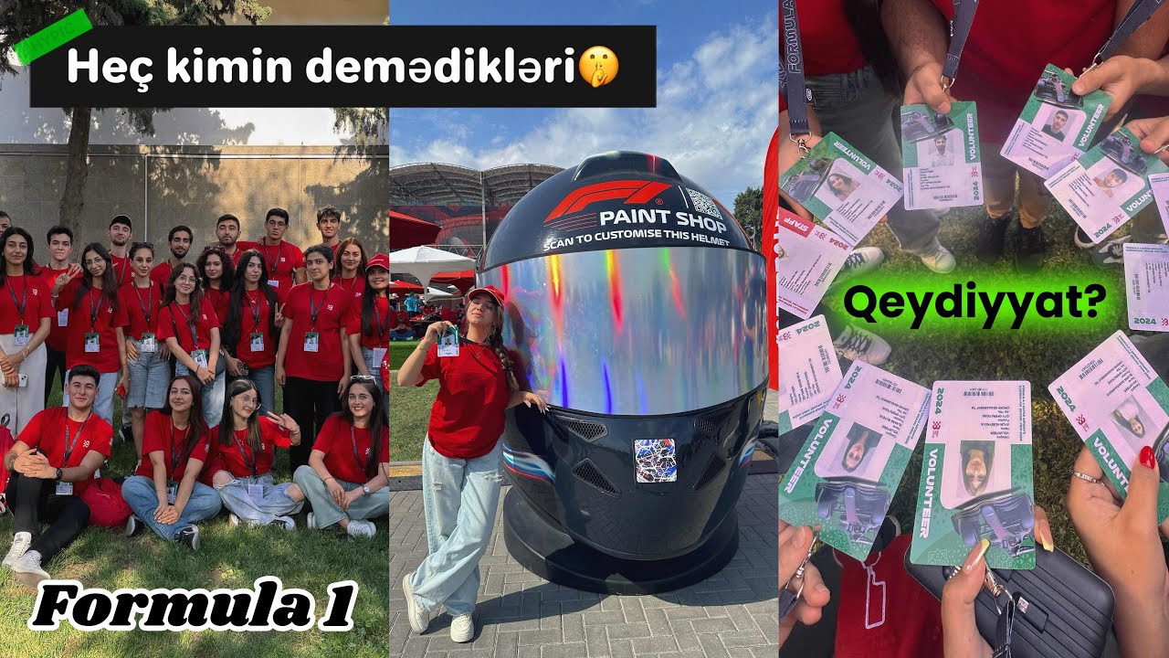 FORMULA 1 DƏ NECƏ KÖNÜLLÜ OLMAQ OLAR? 🏎️ Qeydiyyat, müsahibə mərhələsi 🏁