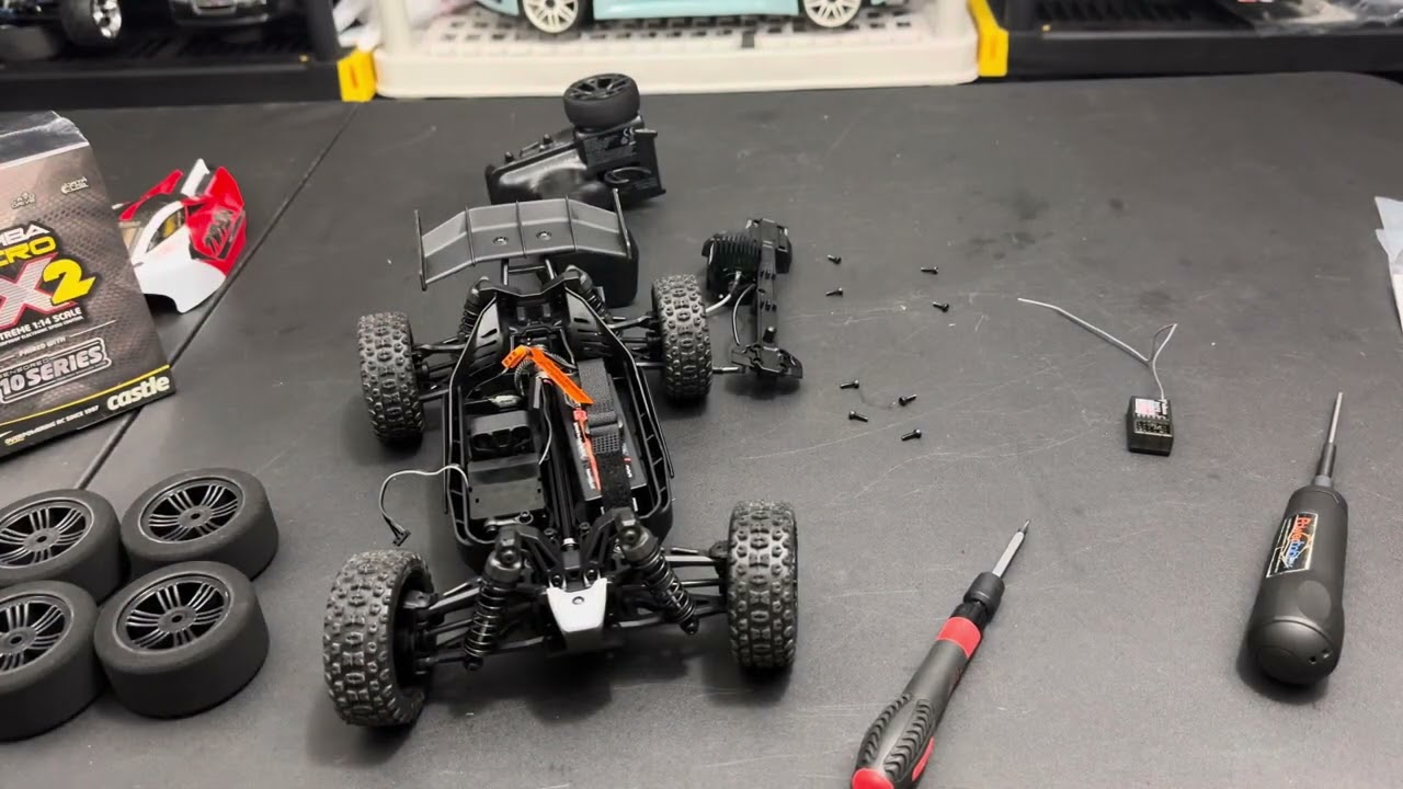Arrma Typhon Grom brushless build PowerHoby upgrades. #arrmagrom #gromspeedrun #brushlessgrom