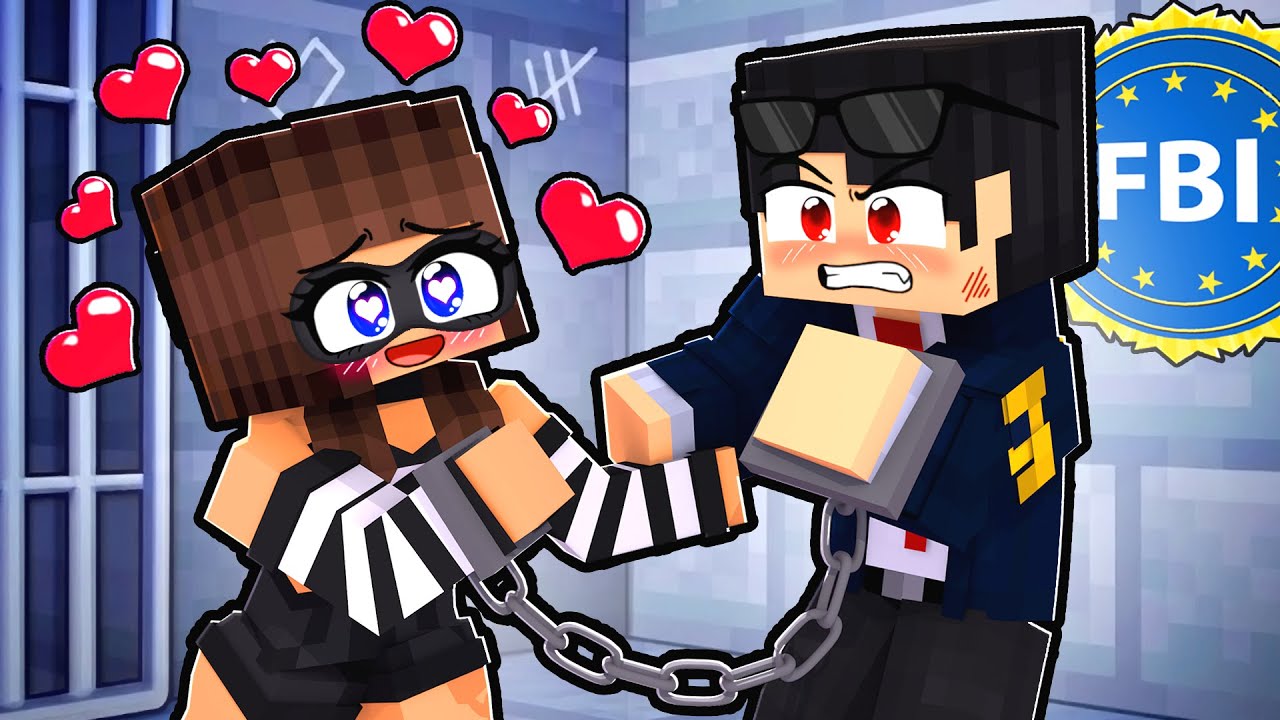 MIIKA a LADRA se APAIXONOU pelo AGENTE do FBI no Minecraft ◂Miika▸