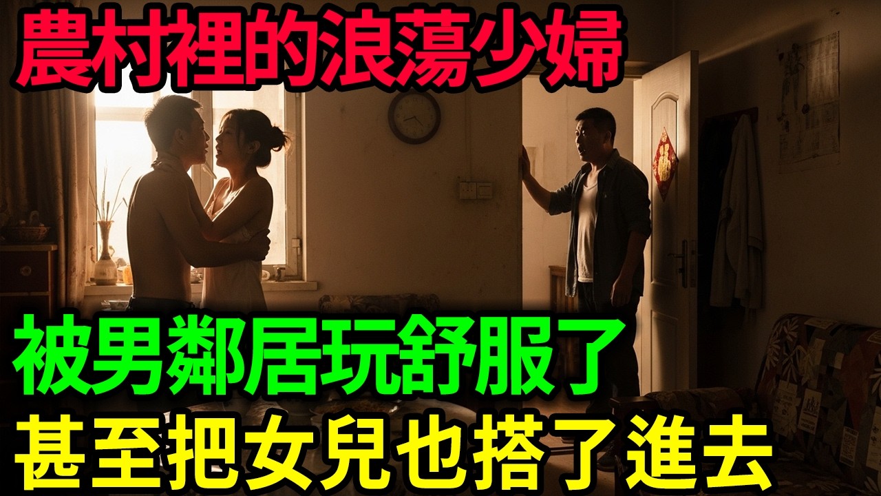農村裡的浪蕩少婦，被男鄰居玩舒服了，甚至把女兒也搭了進去！#大案紀實#呂鵬#呂鵬大案紀實#尚文