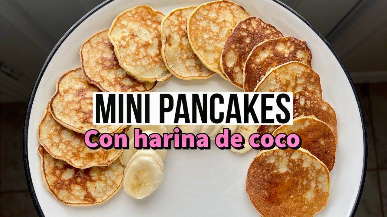 PANCAKES SALUDABLES | PANCAKES CON HARINA DE COCO