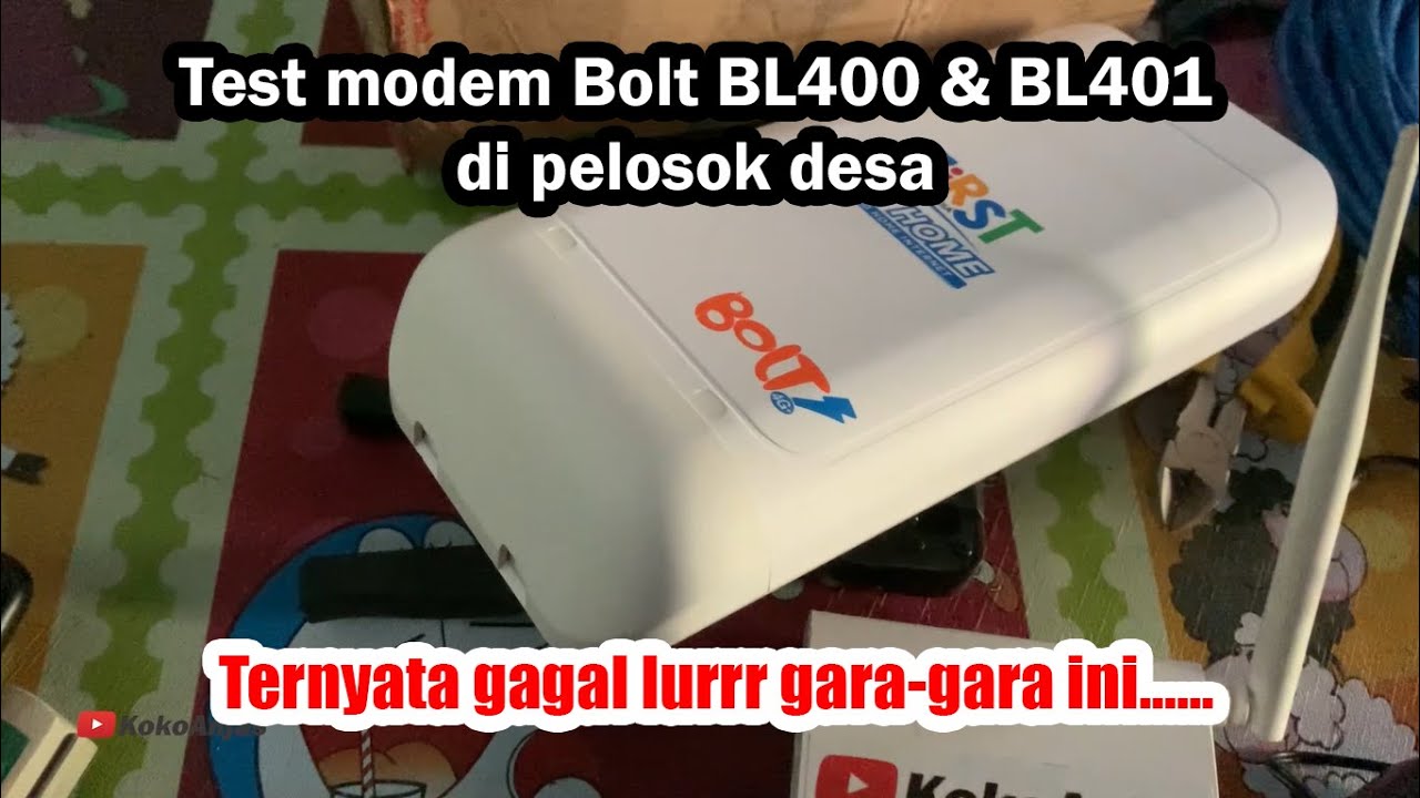 Test Modem Bolt BL400 & BL401 Di Pelosok Desa, Apakah Berhasil??