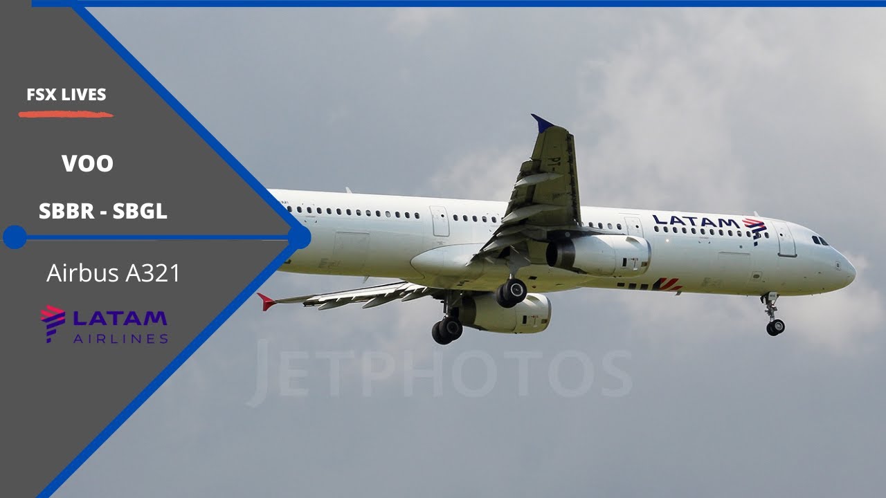 X-PLANE 11 - VOO LATAM A321 BRASÍLIA(SBBR) - GALEÃO(SBGL) - ONLINE (IVAO)