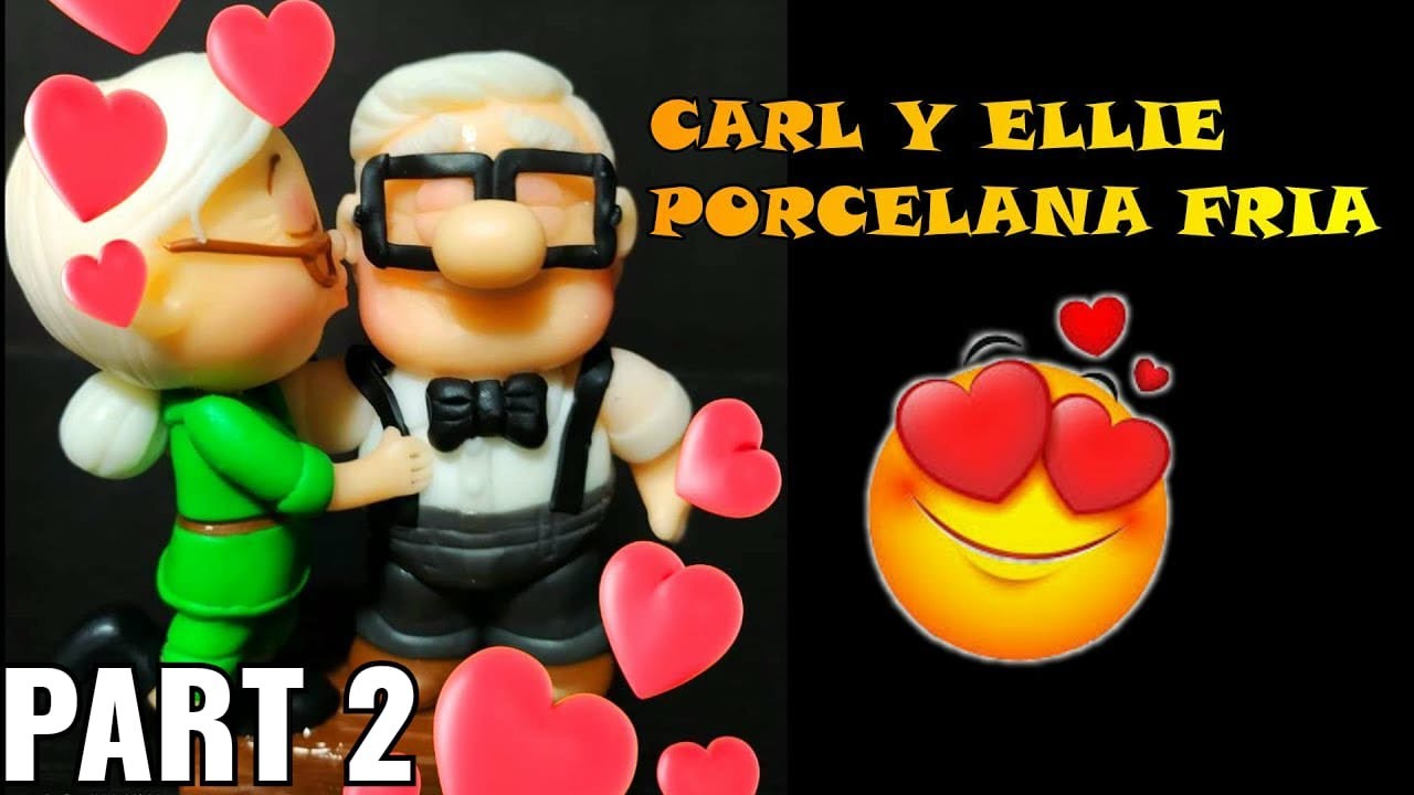 como hacer a ELLIE-ABUELOS UP-en porcelana fría-moracraft Part2