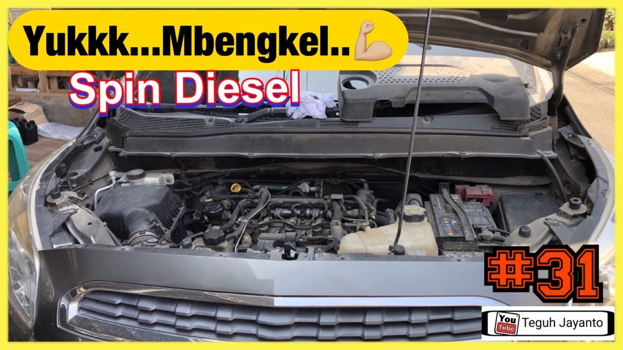 Mbengkel #31 : Ganti Oli Dan Filter Oli Mesin | Filter Solar | Chevrolet Spin Diesel | @Om Satia