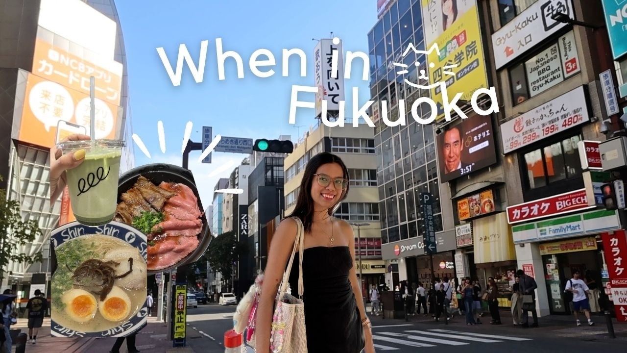 Fukuoka Diaries • Trying ShinShin Ramen, lots of Shopping & My First Matcha of the Trip 🌸🍡👘