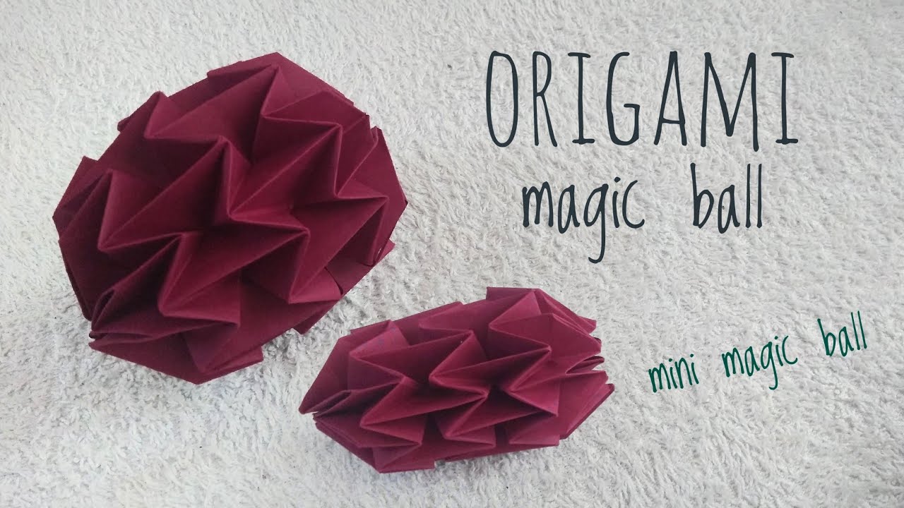 Origami stress reliever/ magic ball /mini magic ball #stressrelief