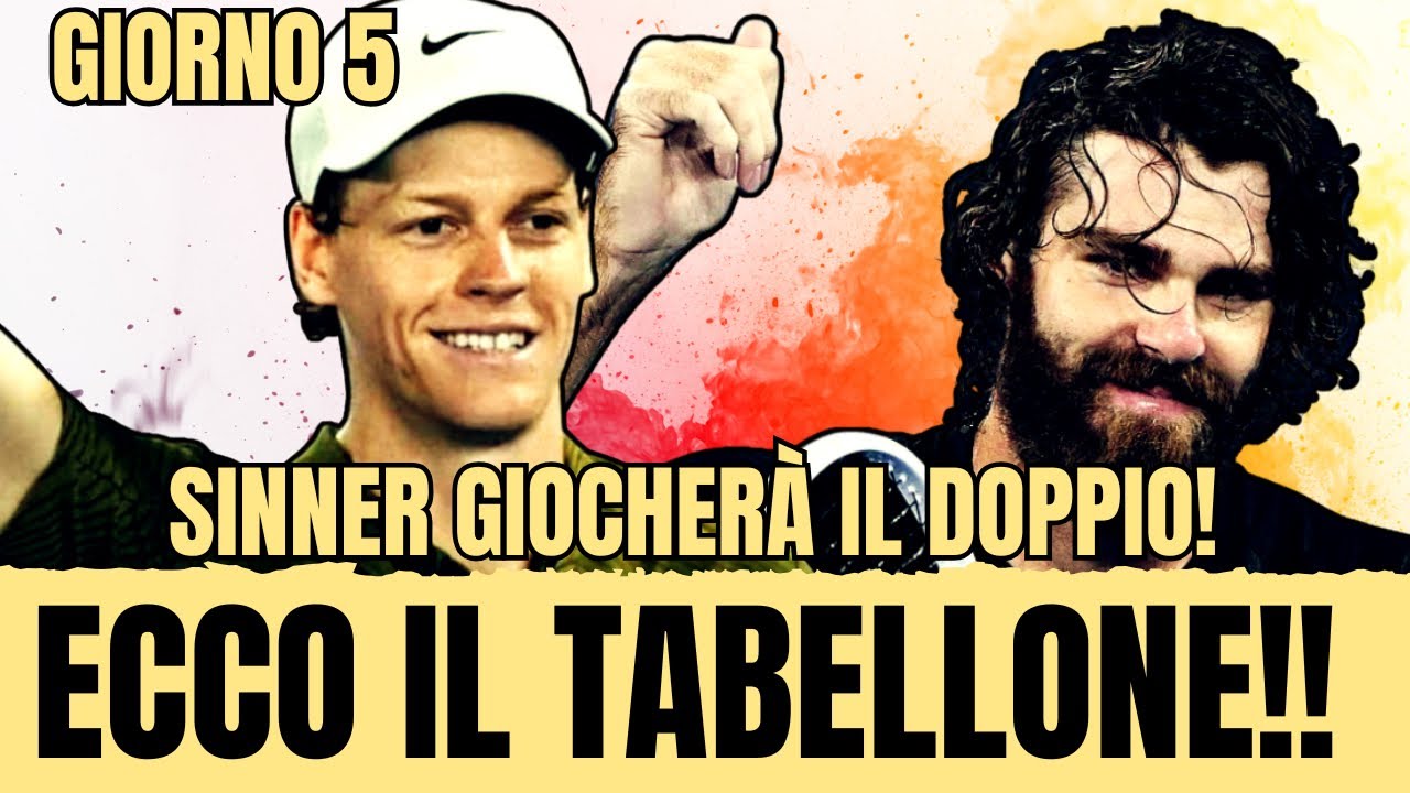 SINNER RADDOPPIA! UFFICIALE LA SUA PRESENZA NEL TORNEO DI DOPPIO CON OPELKA!🔥🎾