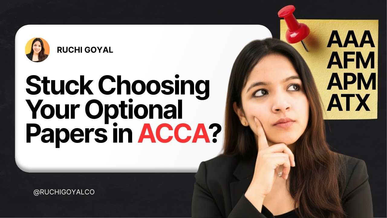 Какие факультативные экзамены ACCA мне следует выбрать? ФАКУЛЬТАТИВНЫЙ ЭКЗАМЕН ACCA - ВЫБИРАЙТЕ С...