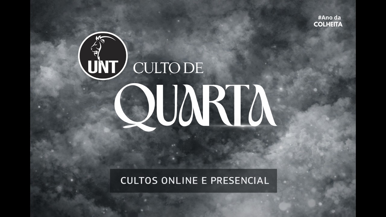 Culto Ao Vivo | Quarta-feira | 04-03-2026 | às 20h (BRT)