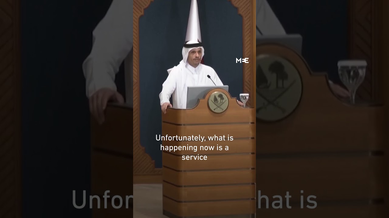 ‘Everyone knows who the main beneficiary of this war is’ says Qatar’s PM