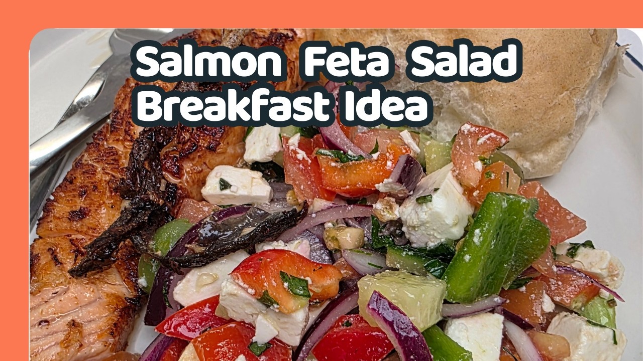 Salad and Fish with bread