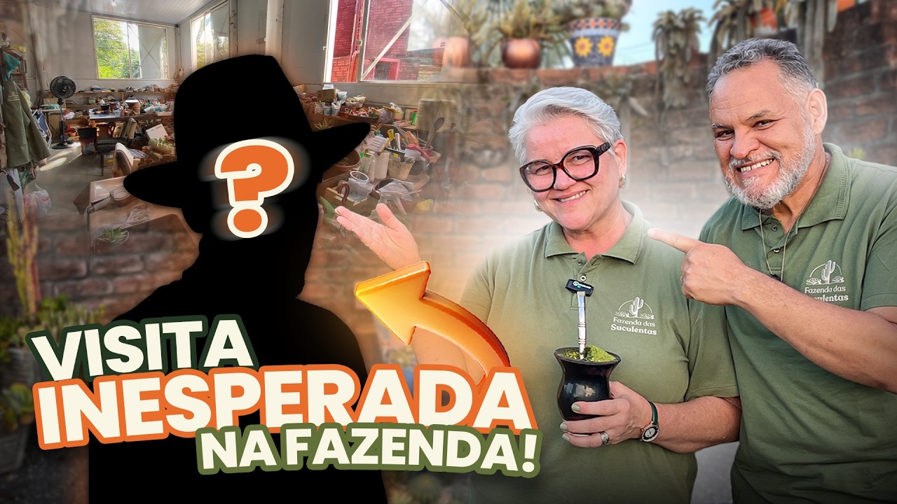 Recebemos uma visita &ldquo;INESPERADA&rdquo; na Fazenda das Suculentas!