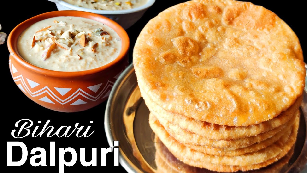 Bihari Dalpuri Recipe | Traditional बिहारी दलपुरी रेसिपी बिना प्याज लहसुन | Dal Stuffed Puri