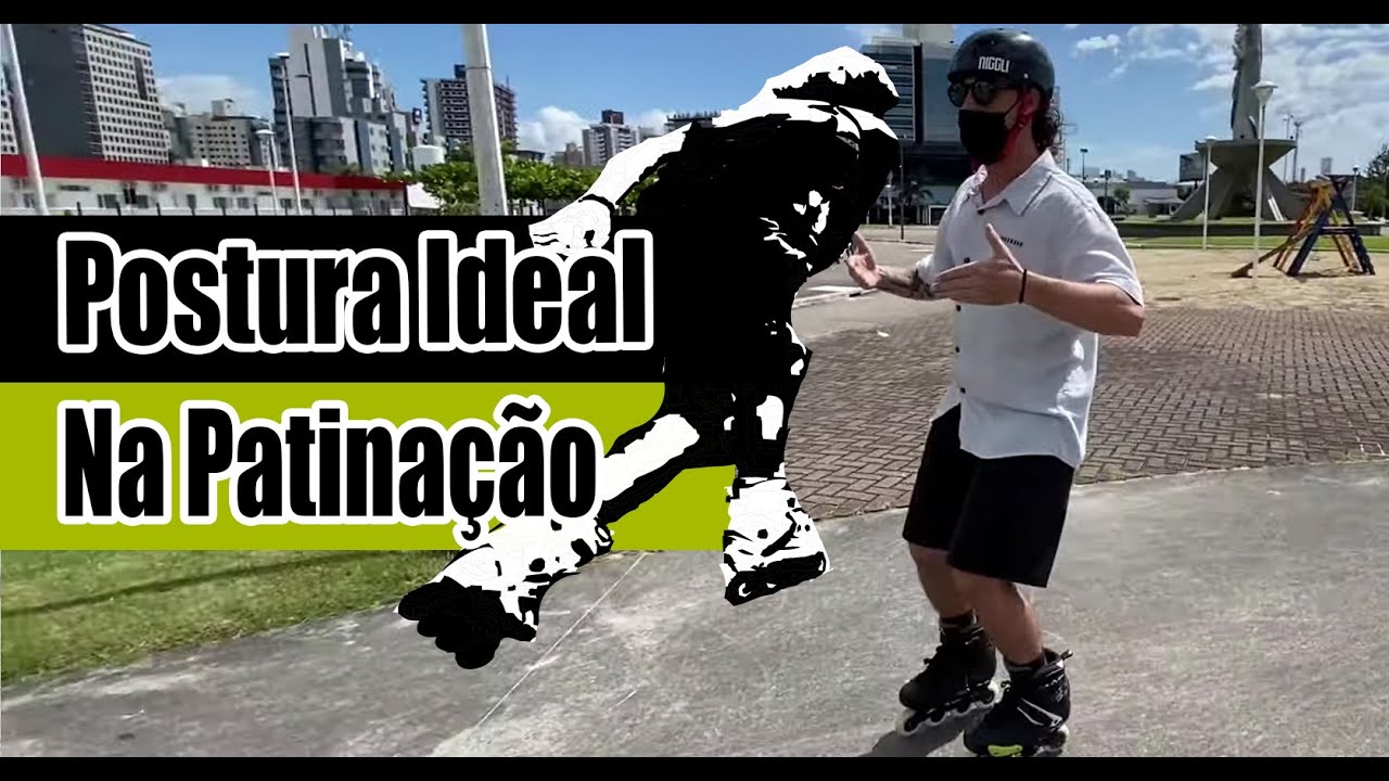 Patins Urbano e postura ideal para a patinação