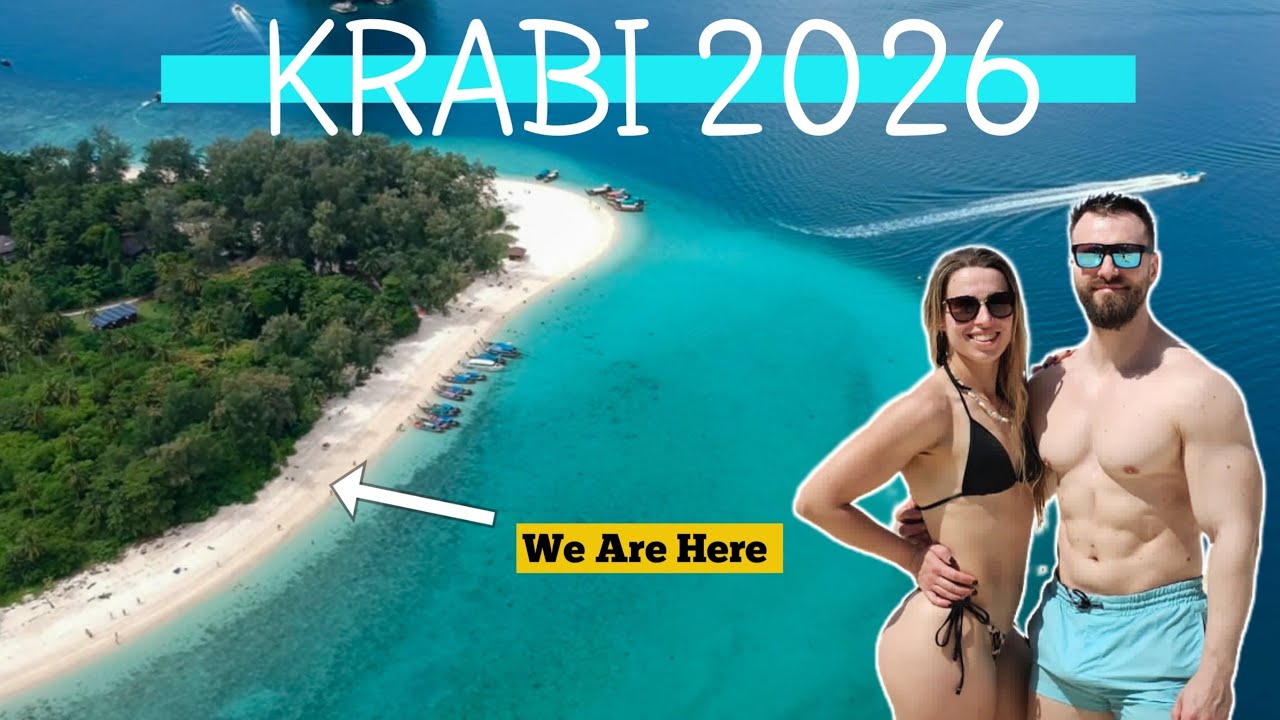 KRABI 2026 | Island Hopping | Railey Beach Hidden Blue Lagoon 🇹🇭 