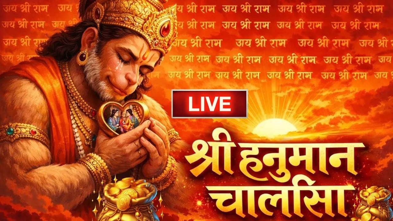 LIVE: श्री हनुमान चालीसा | Hanuman Chalisa | Jai Hanuman Gyan Gun Sagar |hanuman chalisa live bhajan