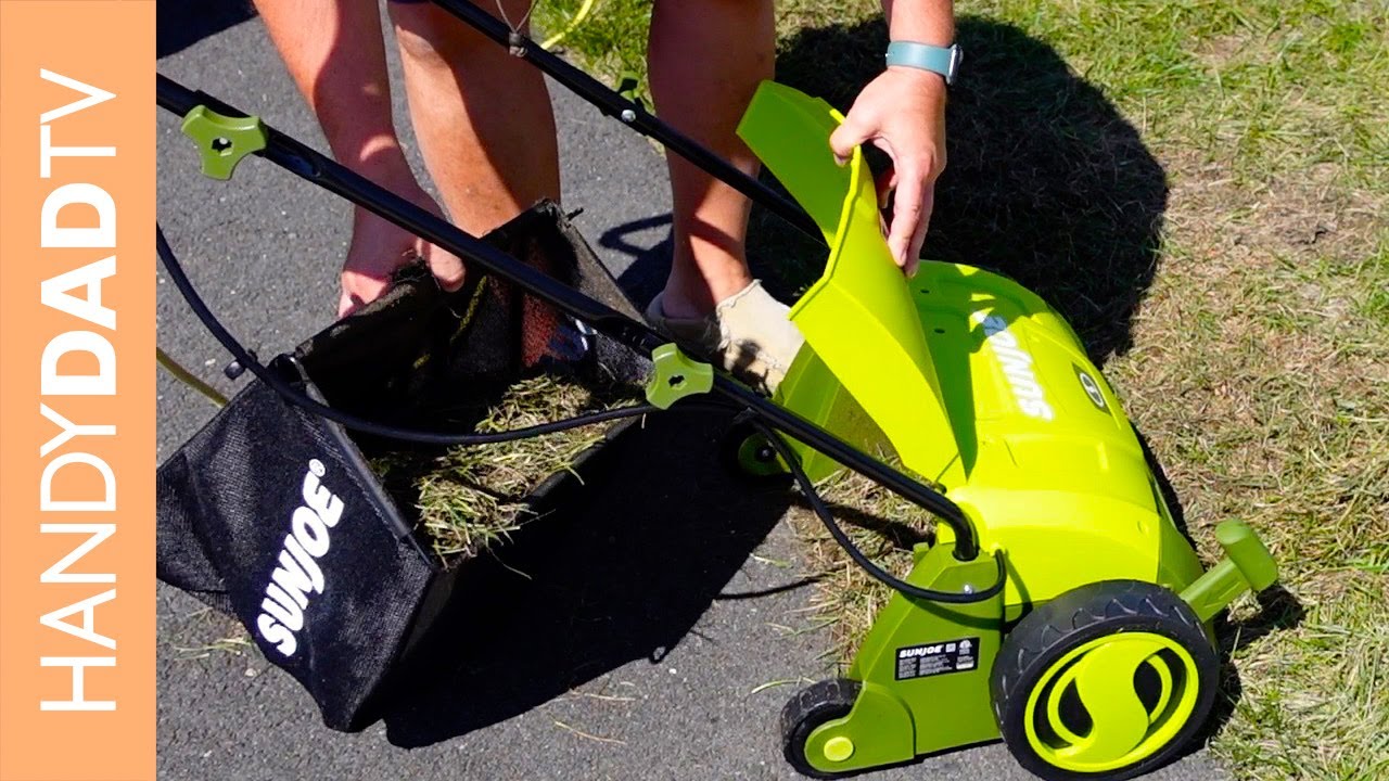 Easy Seeding with a Sun Joe Scarifier (aka dethatcher)
