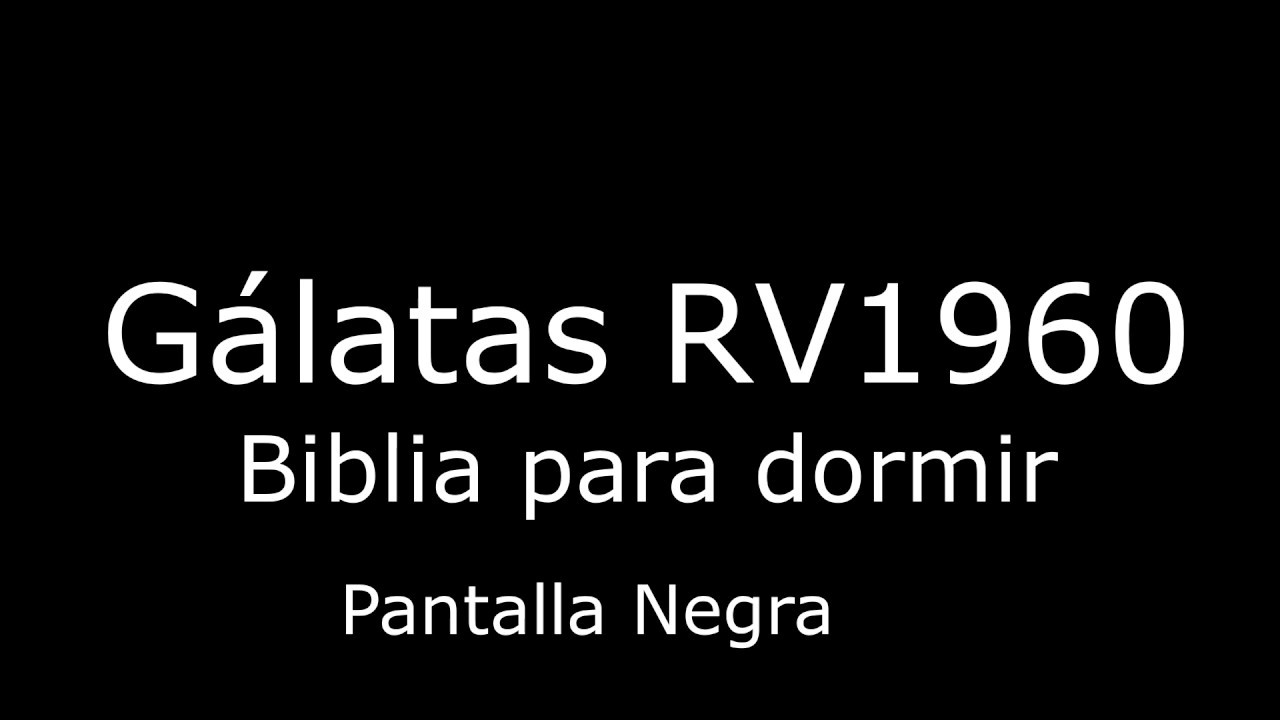 Galatas RV1960 Pantalla Negra
