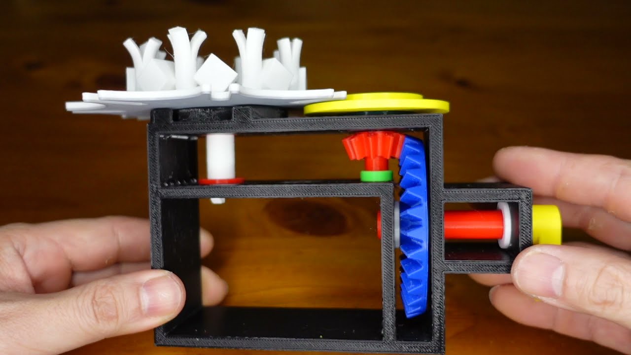 ゼネバ機構式ゾートロープ　Geneva drive zoetrope