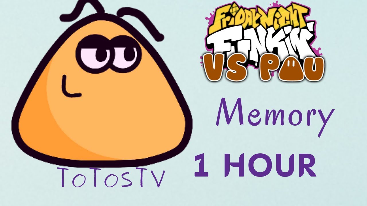 🤸‍♀️VS Pou MEMORY 1 Hour  FNF 1 hour