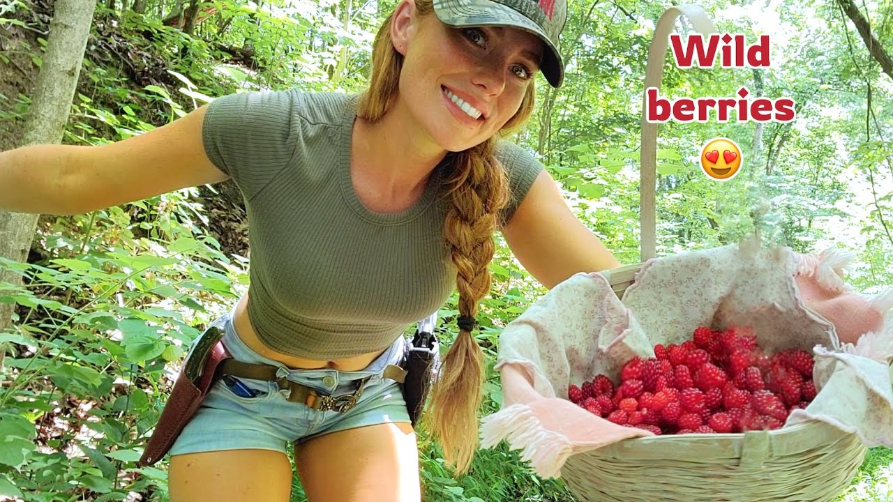 Сбор ДИКОЙ МАЛИНЕ в горах + приготовление варенья / самый вкусный рецепт выпечки!!