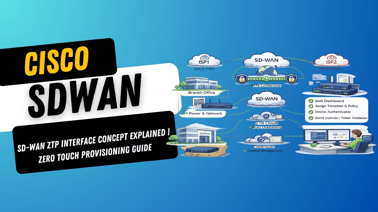 SD-WAN ZTP Interface Concept Explained | Zero Touch Provisioning Guide
