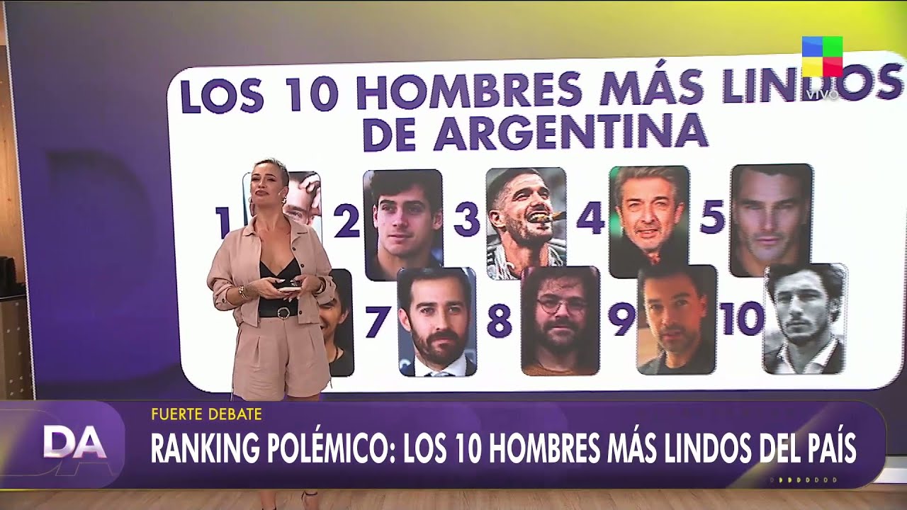 🔥 RANKING POLÉMICO: LOS 10 HOMBRES MÁS LINDOS DEL PAÍS