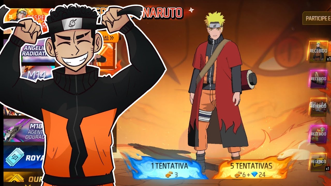 GASTEI 240000000 DIAMANTES 💎 PRA PEGAR O NARUTO😈😈