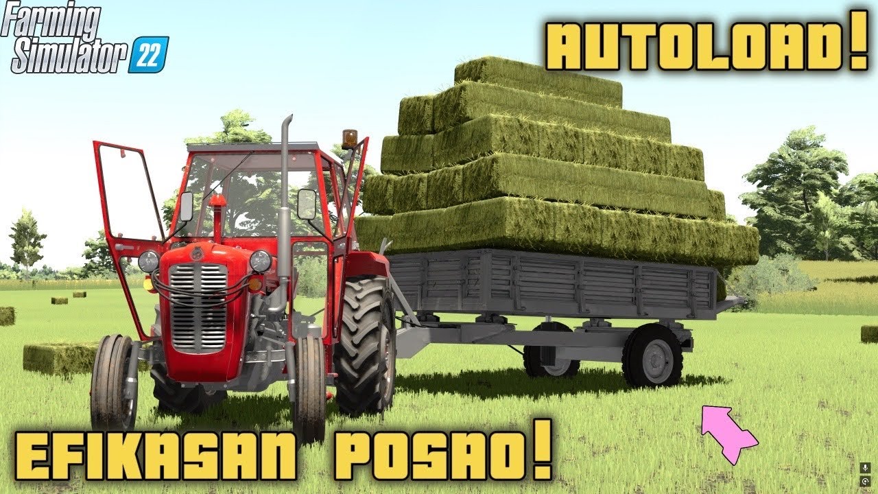KUPiMO BALE OD DRUGOG OTKOSA sa NJIVA na MALOM GAZDINSTVU! *nova autoload prikolica*