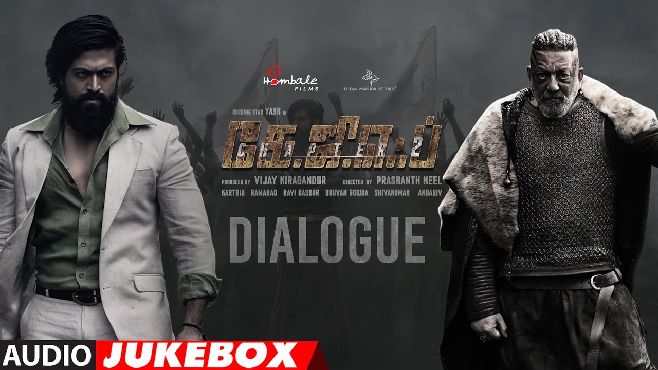 KGF Chapter 2 Dialogues Jukebox [Tamil] | RockingStar Yash | Prashanth Neel |Ravi Basrur|Hombale