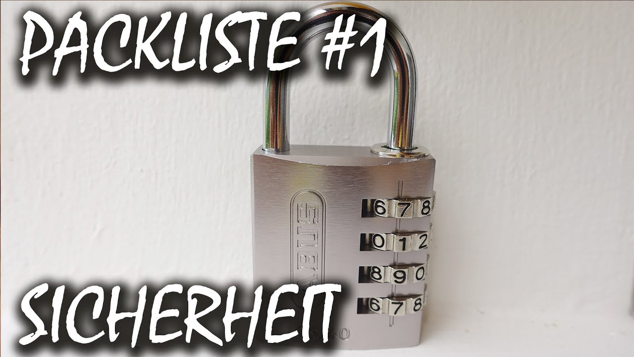Backpacking Packliste 1: Nützliches und Sicherheit auf Reisen